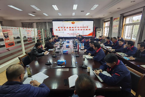 公司召開會議傳達(dá)集團(tuán)公司黨建工作、紀(jì)檢工作會議精神