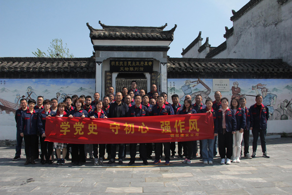 公司機(jī)關(guān)、工程服務(wù)黨支部開展主題黨日活動