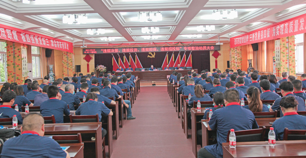 公司召開“違規(guī)決策、違規(guī)投資、違規(guī)擔保、違規(guī)招投標”專項整治動員大會