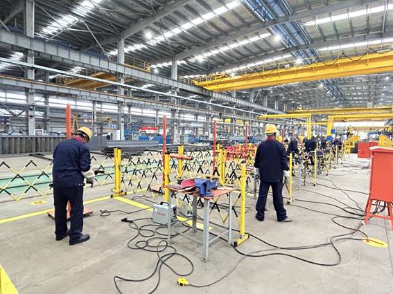 公司舉辦電焊工、電工技術(shù)比武