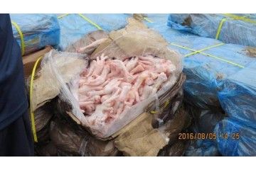腌制肉 salted meat   以鲜(冻)畜禽肉(或带骨肉),副产品为原料,配